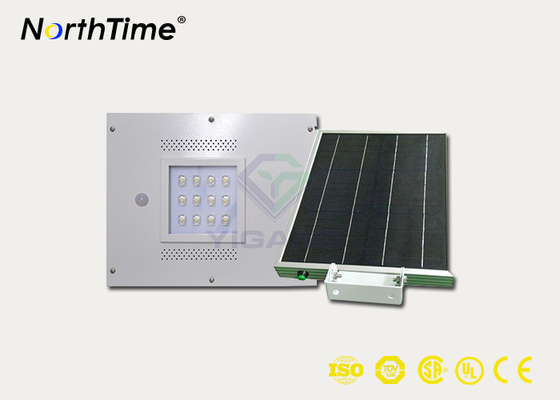 Cina 12W Terpadu Solar Light Jalan Lampu Dengan Sensor Aluminium Alloy Perumahan pemasok