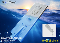Sistem Kontrol Ponsel APP Smart Solar Street Light Dengan Bridgelux LED Chips 8000LM