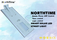 Cina 120 ° Angle 18V 70W LED Solar Street Lights / Solar Garden Street Lights perusahaan