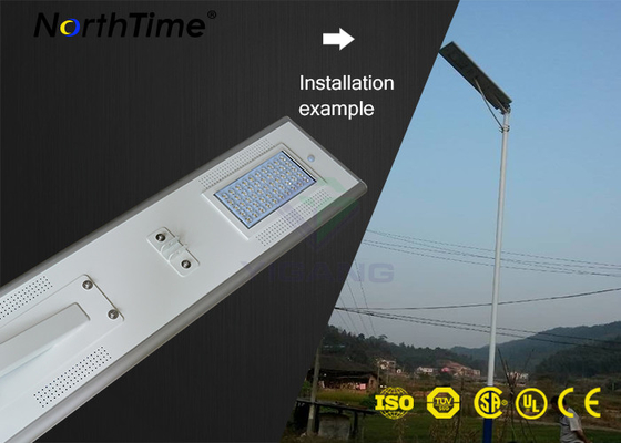 Cina Lampu Solar High Energy Solar Aluminium Automatic Street Lighting Dengan Panel Surya pabrik