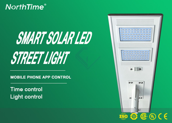 Cina Penghematan Energi 90w Led Solar Street Light Dengan Baterai Dan Panel Tahan Air Distributor
