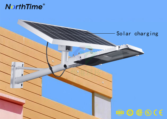 Cina Remote Control 25W Outdoor Solar Lampu Jalan Untuk Square / Taman / Sekolah pabrik