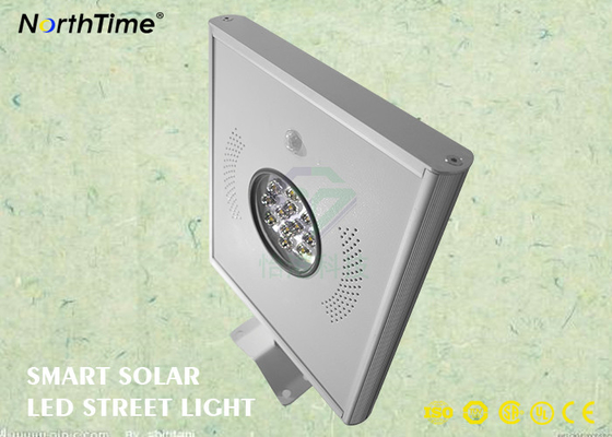 Cina PIR Sensor 12 Watt LED Solar Street Lights 1200 - 1300 Lumen 115LM / W pabrik