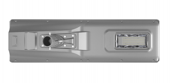50w 60w 80w 100 Watt Lampu Jalan Tenaga Surya Terpadu Untuk Rumah semua dalam satu Lampu Terpadu Surya Led 135lm / w