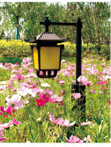 China Solar Lawn Lamps Outside Patio Table Solar Lights Garden Spike Stone Torch die-casting aluminium lamp body